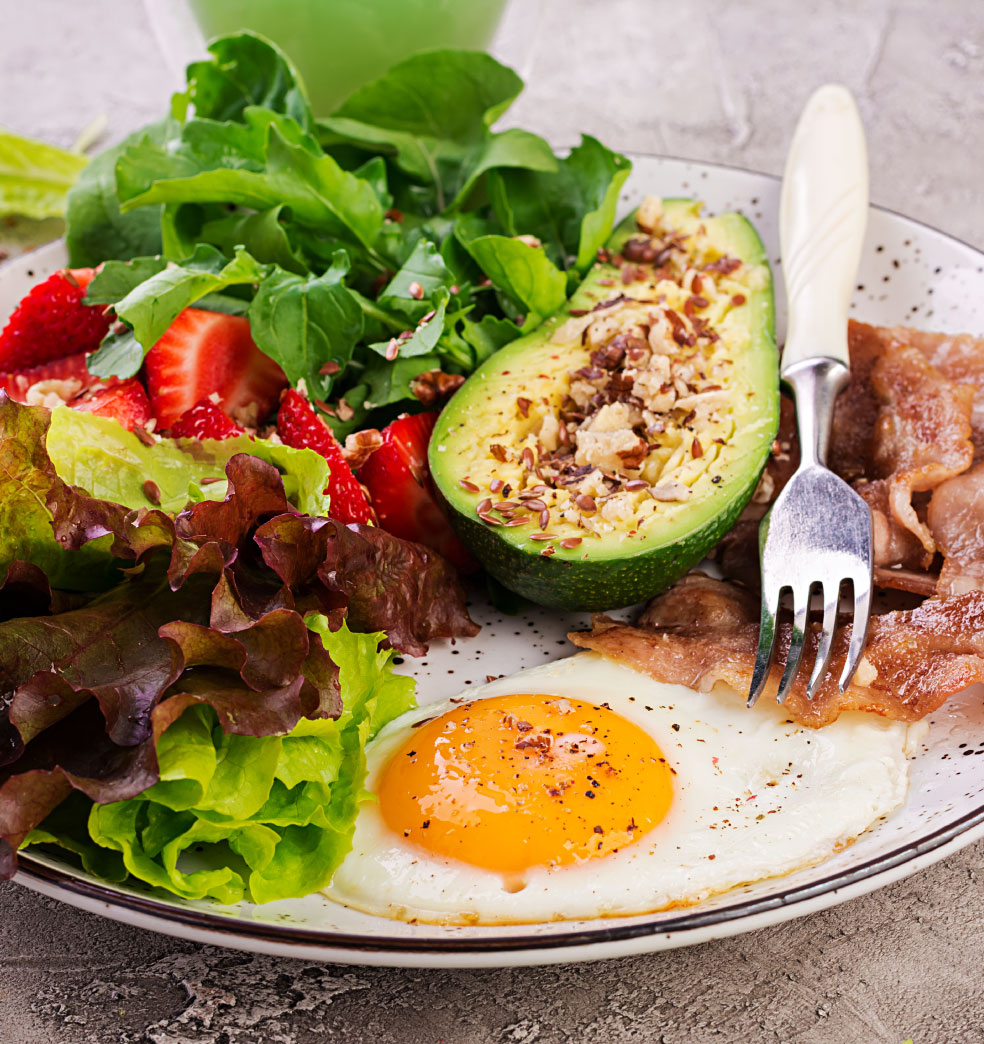 Beneficios de la alimentación keto + 1 opción de menú