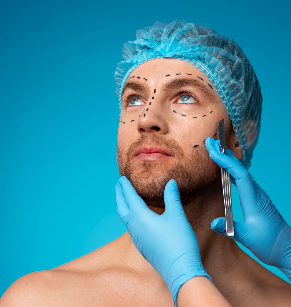 Cirugías estéticas en hombres?