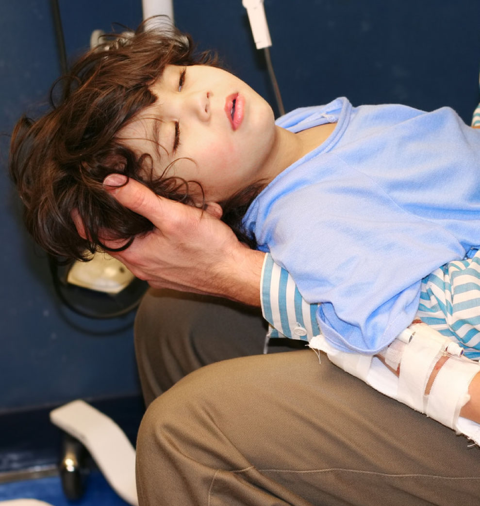 El niño que convulsiona por fiebre