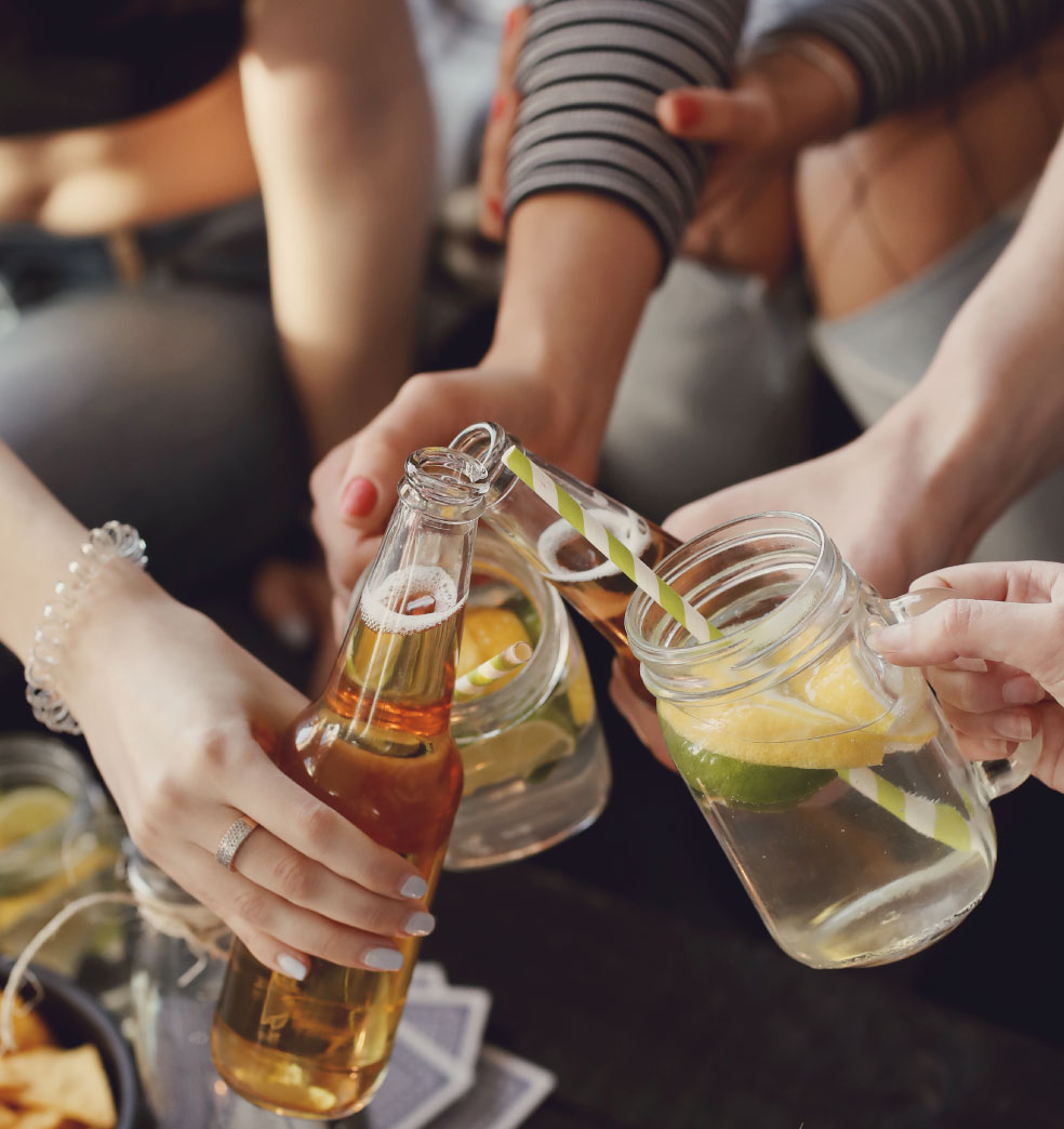 Moderar el consumo de alcohol en las fiestas