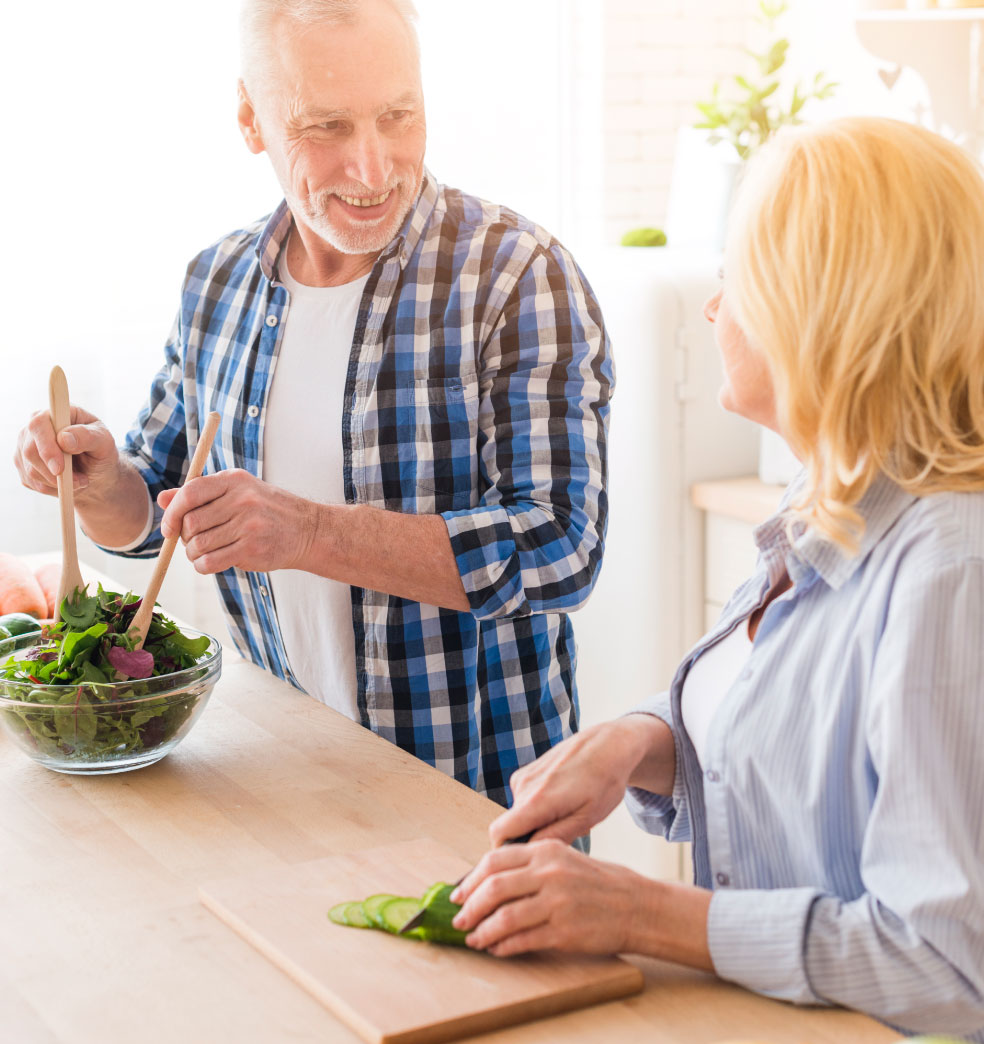 La nutrición en adultos mayores con las piernas hinchadas?