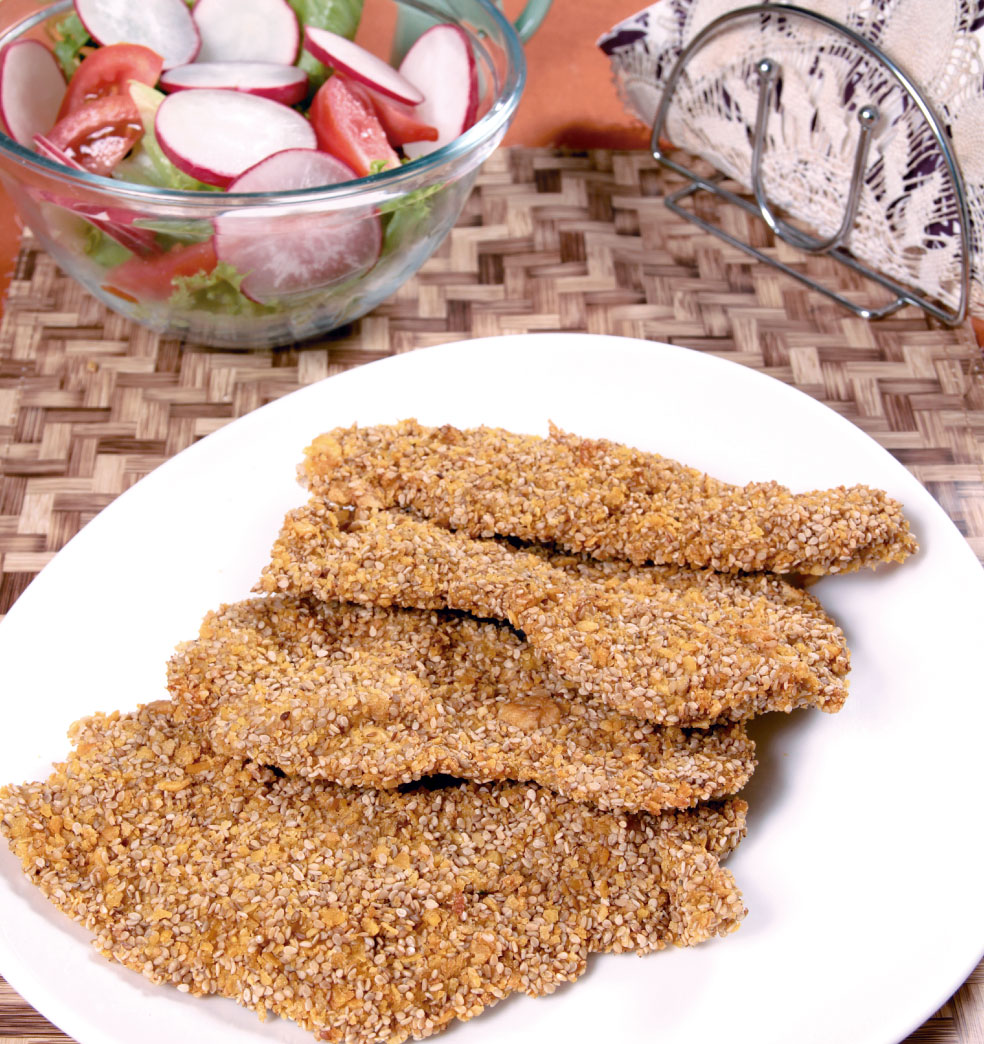 Pechuguitas al sésamo?