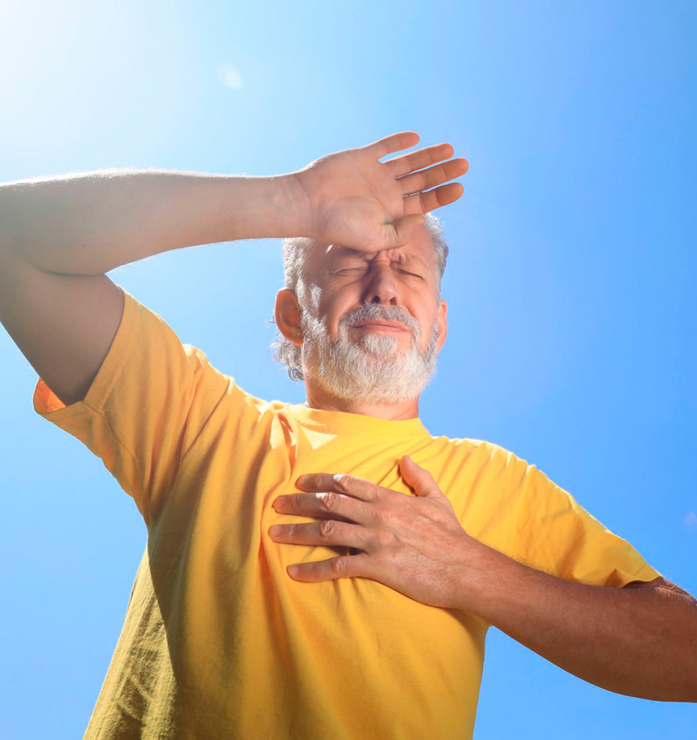 Proteja su corazón cuando hace calor  